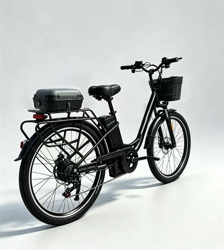 Factory Directly Sale Cheap 24 26 Inch Commuter Electric Bicycle With Aluminum Frame Basket Vintage Bici Eléctrica For Urban Use