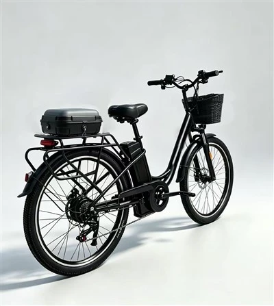 Factory Directly Sale Cheap 24 26 Inch Commuter Electric Bicycle With Steel Frame Basket Vintage Bici Eléctrica For Urban Use
